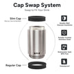 DUALIE 3 in 1 Insulated Can Cooler - Universal Size for 12 oz Cans, Slim Cans, and Bottles - Stainless 🍁 All In One Marketplace Canada