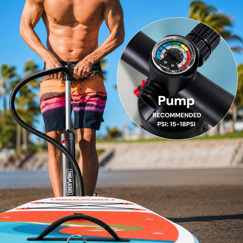 Overmont Inflatable Paddle Board 10'7