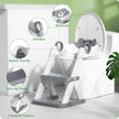 Rabb 1st Potty Training Seat, Upgrade Toddler Toilet Seat for Kids Boys Girls, 2 in 1 Potty Training Toilet for Kids, Splash Guard Anti-Slip Pad Step Stool 🍁 All In One Marketplace Canada