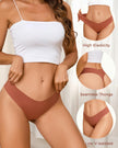 Underwear Womens Seamless Underwear Thongs for Women Sexy No Show V-Waisted Ladies Tangas Panties 6 Pack 🍁 All In One Marketplace Canada