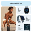 Google Fitbit Versa 4 Fitness Smartwatch with Daily Readiness, Gps, 24/7 Heart Rate, 40+ Exercise Modes, Sleep Tracking and More, Waterfall Blue/platinum, One Size (S and L Bands Included) 🍁 All In One Marketplace Canada