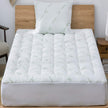 Bamboo Mattress Topper Double/Full Size - Thick Cooling Breathable Pillow Top Mattress Pad for Back Pain Relief - Deep Pocket Topper Fits 8-20 Inches (54x75 Inches, Green) 🍁 All In One Marketplace Canada