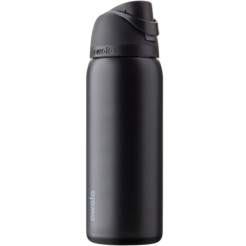 Owala FreeSip Insulated Stainless Steel Water Bottle with Straw, BPA-Free Sports Water Bottle, Great for Travel, 32 Oz, Very, Very Dark 🍁 All In One Marketplace Canada
