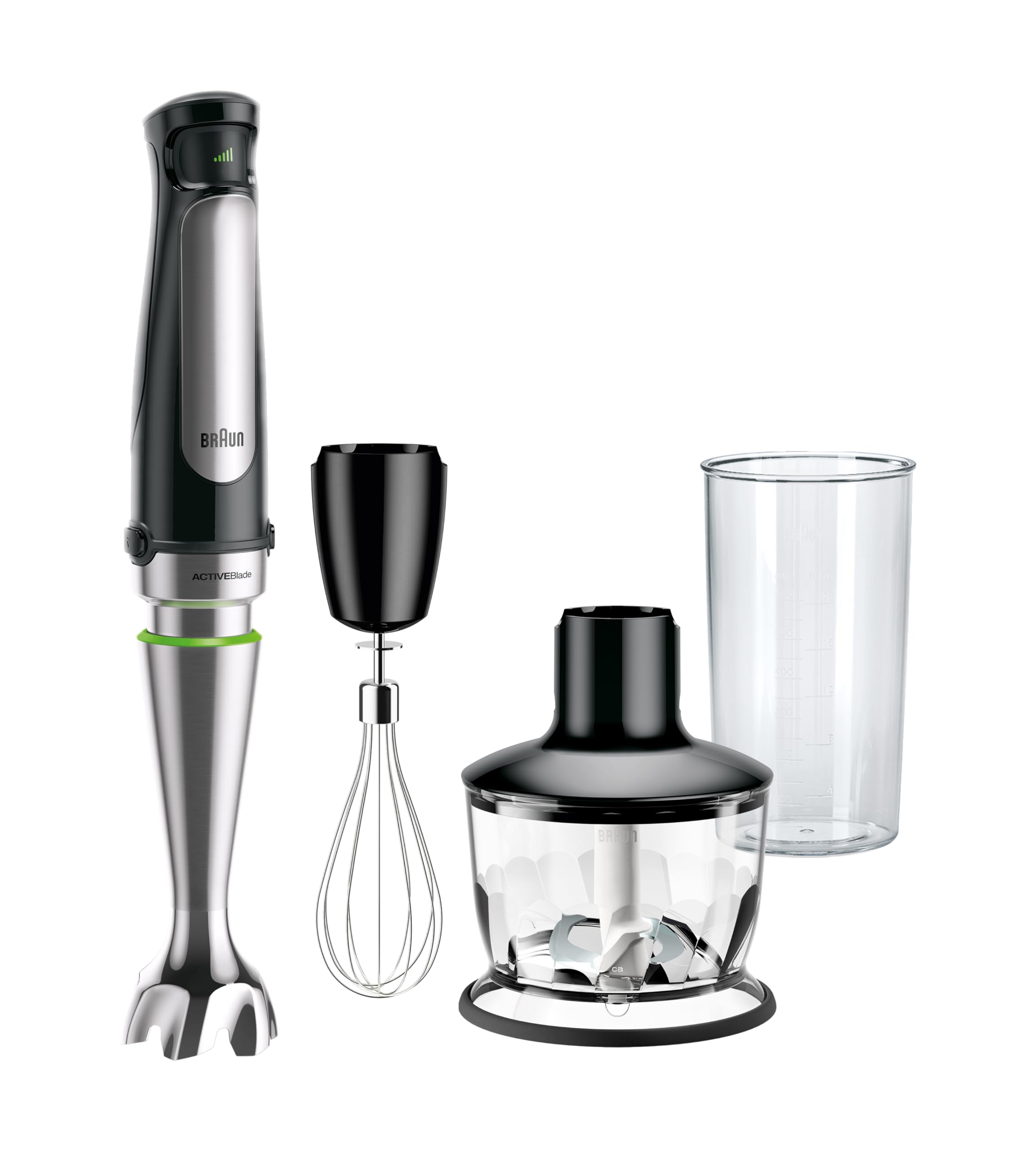 Braun MultiQuick 7 3-in-1 Immersion Blender with Food Processor – Powerful Handheld Electric Stick Blender - Emulsifier for Chopping, Beating & Whisking - Ideal for Soup, Puree, Smoothies & More 🍁 All In One Marketplace Canada