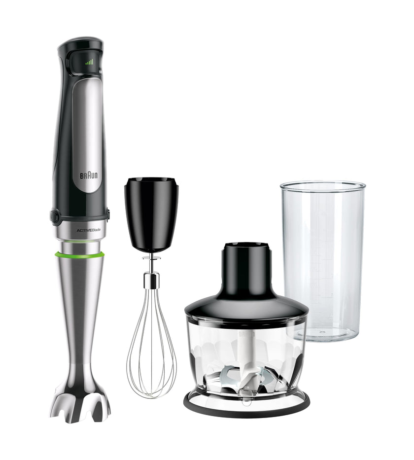 Braun MultiQuick 7 3-in-1 Immersion Blender with Food Processor – Powerful Handheld Electric Stick Blender - Emulsifier for Chopping, Beating & Whisking - Ideal for Soup, Puree, Smoothies & More 🍁 All In One Marketplace Canada