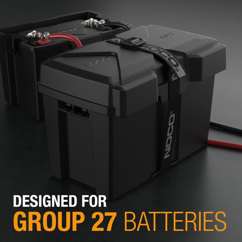 NOCO Snap-Top BG27 Battery Box, Group 27 12V Battery Box for Marine, Automotive, RV, Boat, Camper and Travel Trailer Batteries 🍁 All In One Marketplace Canada