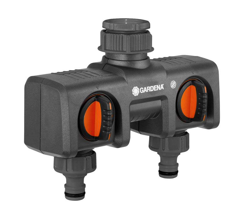 Gardena 8193 Two-Way Garden Hose Splitter with Flow Control Valves, Connect 2 Hoses to 1 Tap, Made in Germany 🍁 All In One Marketplace Canada