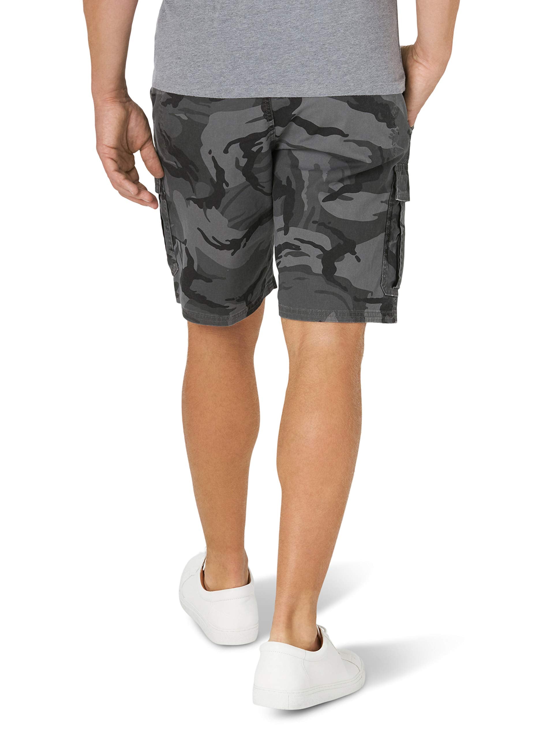 Wrangler Authentics Men's Classic Cargo Stretch Short, Anthracite Camo, 38 🍁 All In One Marketplace Canada