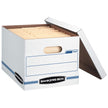 Bankers Box Stor/File Basic-Duty Storage Boxes, 6 Pack (70325),White/Blue 🍁 All In One Marketplace Canada