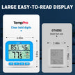 TempPro Waterproof Wireless Pool Thermometer Easy Read, Digital Pool Thermometer Floating for Swimming Pool, Hot Tub, Cold Plunge, Pond, Upgraded IPX8 Water Temperature Monitor (Previously ThermoPro) 🍁 All In One Marketplace Canada