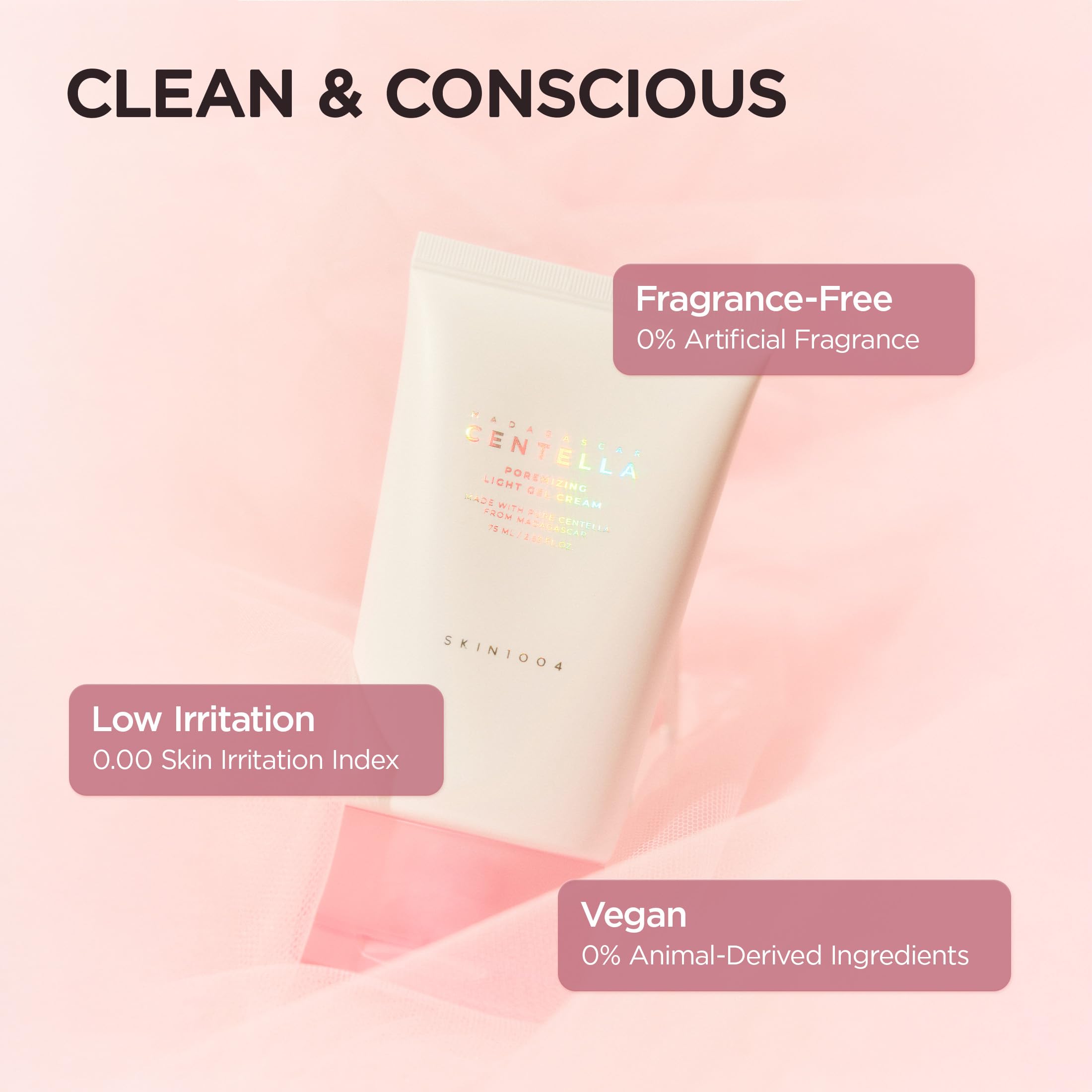 SKIN1004 Madagascar Centella Poremizing Light Gel Cream 2.53 fl.oz (75ml) | Tightens Pores | Soothes Irritated Skin 🍁 All In One Marketplace Canada