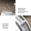 Kohler 4636-RL-0 Cachet ReadyLatch Quiet Close Elongated Toilet Seat, White 🍁 All In One Marketplace Canada