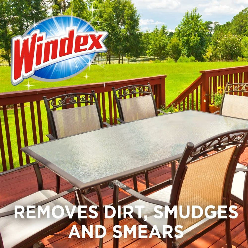 Windex Outdoor Window, Glass, and Patio Cleaner Refill, Streak-Free, Removes Dirt and Grime, Surface Cleaning Shine Spray, 3.8mL 🍁 All In One Marketplace Canada