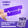 Purple Teeth Whitening Strip 20 Non-Slip Strips - Whitening for Teeth Sensitive, Professional Teeth Whitening Strips, Fast Remove Smoking, Coffee, Wine Stains, Teeth Whitening Kit Pack 🍁 All In One Marketplace Canada