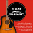 Fender California Debut Redondo CE Series Acoustic Guitar, Beginner Guitar, 2-Year Warranty, Includes Built-In Tuner, 2-Tone Sunburst 🍁 All In One Marketplace Canada