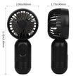 Ackdine Mini Portable Fan - Handheld Fan, 3 Pack USB Rechargeable Personal Fan, Battery Operated Lightweight Small Makeup/Pocket Fan with 3 Speeds For Stylish Girl Boys Women Men Office Outdoor Travel 🍁 All In One Marketplace Canada