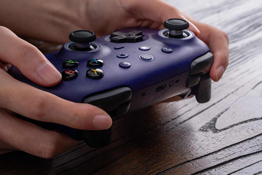 8BitDo Ultimate 2 Wireless Controller for Windows & Android, Gaming Controller with TMR Joysticks, Switchable Hall Effect/Tactile Triggers, RGB Fire Ring, 8Speed Wireless Tech, Purple 🍁 All In One Marketplace Canada