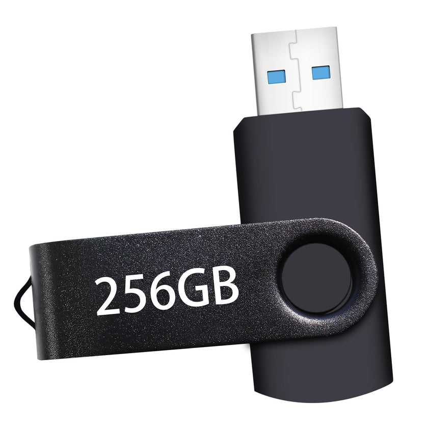 USB Flash Drive 256GB, Portable Thumb Drive: Memory Stick, Large Capacity USB Drive with Keychain, High-Speed USB 2.0 Data Storage Flash Drive for PC/Laptop 🍁 All In One Marketplace Canada