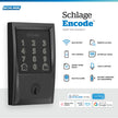 Schlage Encode Smart WiFi Deadbolt Lock with Greenwich Trim, Matte Black 🍁 All In One Marketplace Canada