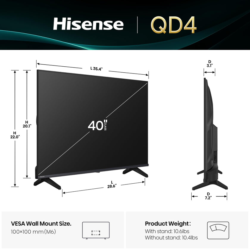 Hisense 40QD4SF - 40
