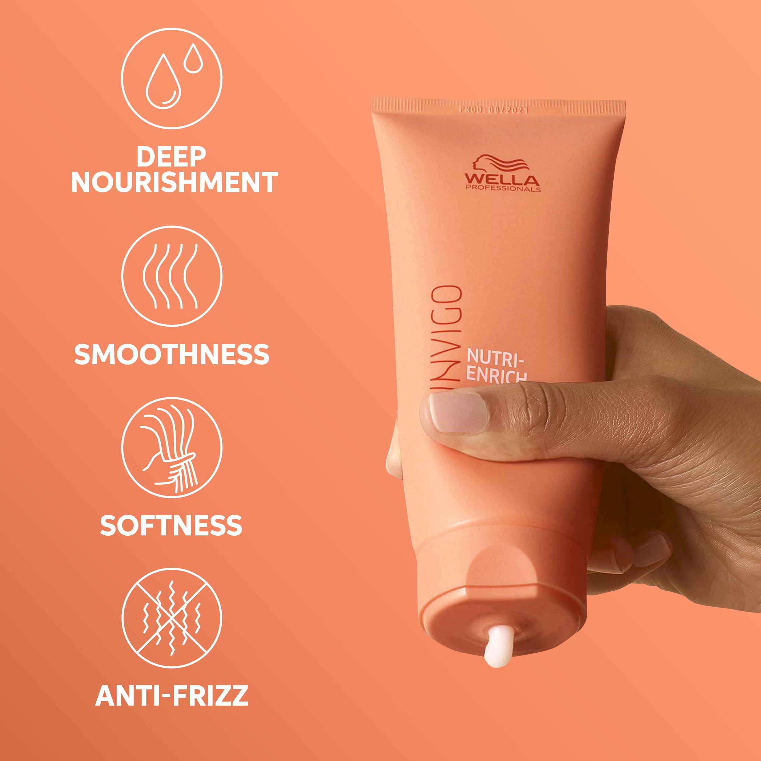 Wella Professionals Invigo Nutri-Enrich Deep Nourishing Conditioner | For Dry or Stressed Hair | 33.8 Fl Oz 🍁 All In One Marketplace Canada