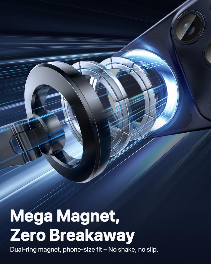 Miracase 2026 for MagSafe Car Mount: [Ultra-Strong Vacuum Suction + Handlebar] 360° Rotatable Handlebar Mount, Car Phone Holder for All Phone Models 🍁 All In One Marketplace Canada