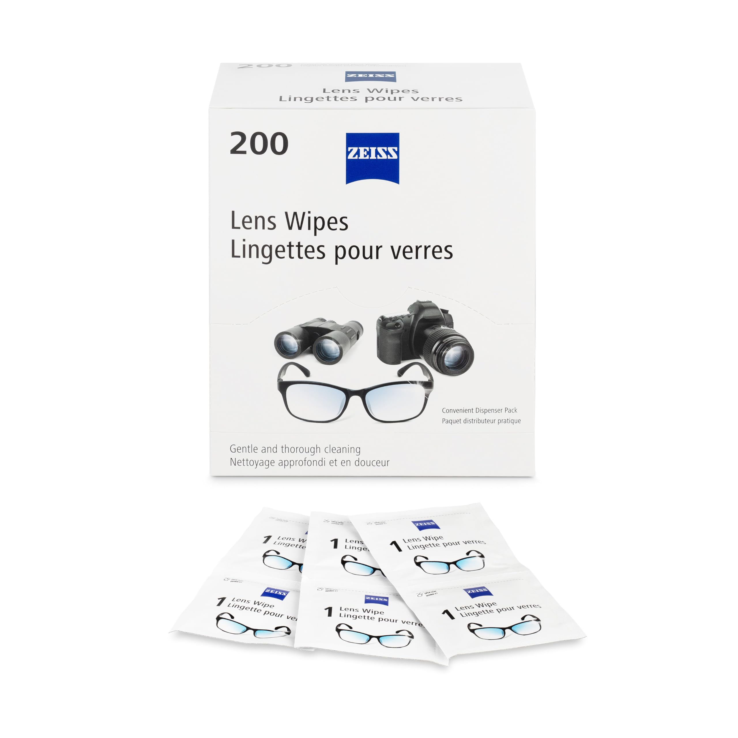 ZEISS Pre-Moistened Lens Cleaning Wipes, 200 Count 🍁 All In One Marketplace Canada