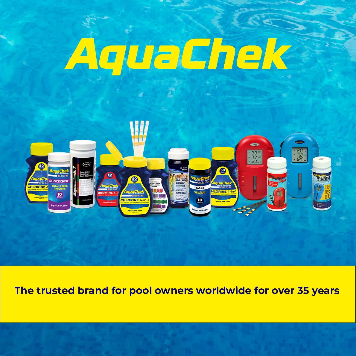 AquaChek 561140A White Salt Titrators Test Strip for Swimming Pools 🍁 All In One Marketplace Canada