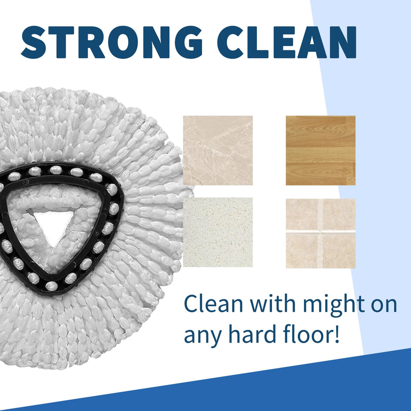 Bibikulala 10 Pack Spin Mop Head Refill for Vileda Mop Head, Mop-head Replacement for 1 Tank System 🍁 All In One Marketplace Canada