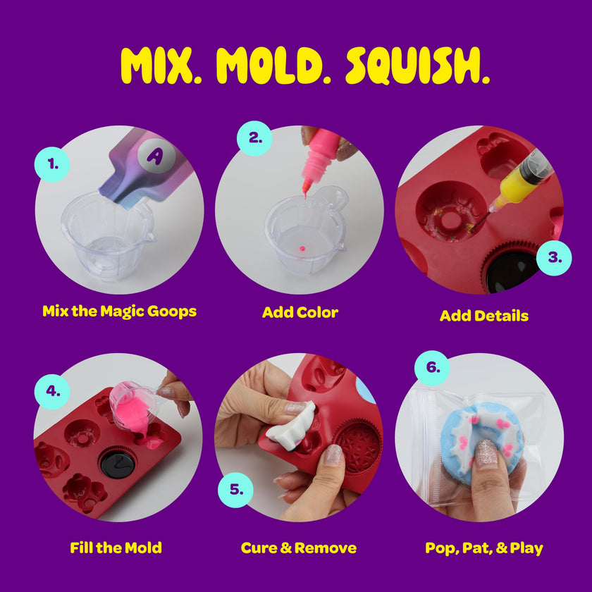 Taba Squishy Making Kit for Kids - Gifts for Girls - Kids Crafts - 6 7 8 9 10 11 12 Year Old Girl Birthday Gift - Squishies Craft Kits - Arts and Crafts for Kid for 8-12 - Toys for Girls Ages 5-7 🍁 All In One Marketplace Canada