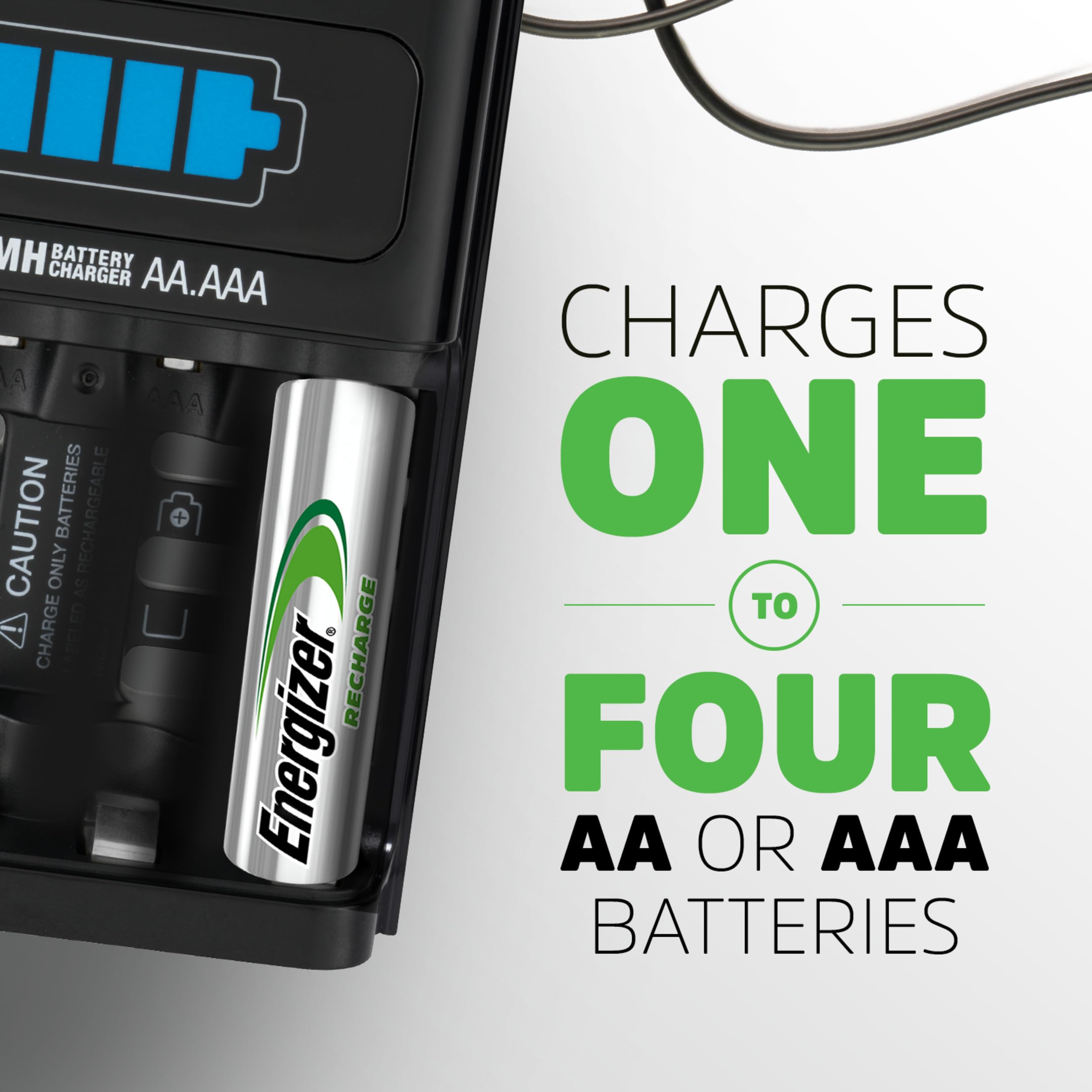 Energizer Rechargeable Battery Charger for C Cell, D Cell, AA, AAA, and 9V Rechargeable Batteries 🍁 All In One Marketplace Canada