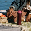 Owala FreeSip - Stainless Steel - 24-oz. - Red Black Cherry 🍁 All In One Marketplace Canada