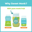 SweetMonk - 100% Pure Original Monk Fruit Liquid Sweetener Sugar Substitute - 1.7oz | No Water Added MonkFruit Extract | Zero Calorie Keto Friendly MonkFruit Drops | Vegan, Gluten Free | No Stevia 🍁 All In One Marketplace Canada