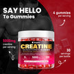 Creatine Monohydrate Gummies 5000mg for Men & Women, Gomitas de 5g Creatine Monohydrate,120 Pre Workout Gummies for Muscle Strength, Mixedberry (Pack of 1) 🍁 All In One Marketplace Canada
