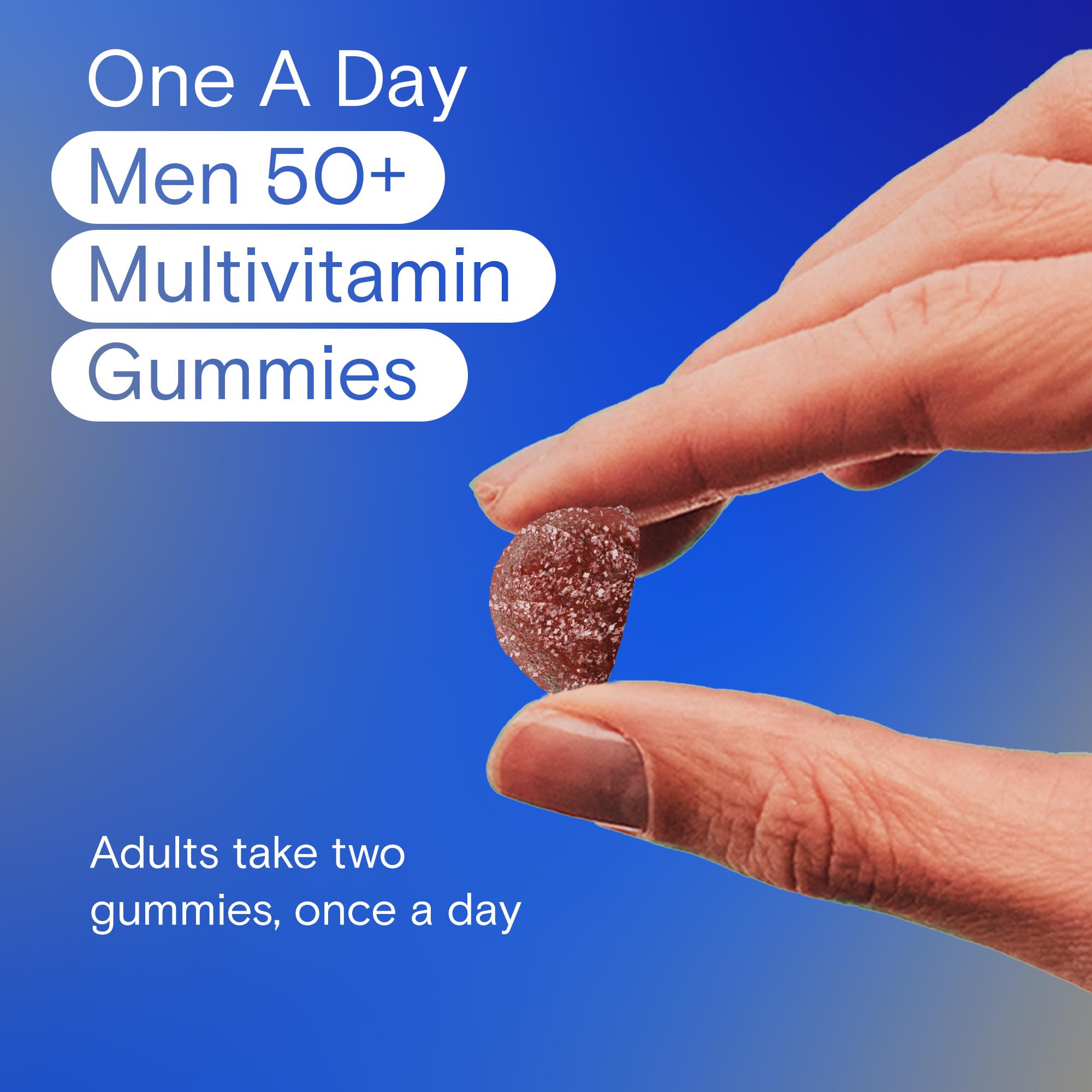 One A Day Men 50 Plus Multivitamin Gummies- Advanced Multivitamin Gummy with Brain Function & Immunity Support, Formulated with Vitamins & Minerals for Men 50+, 130 Gummies 🍁 All In One Marketplace Canada