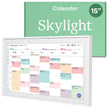 Skylight Calendar: 15-inch Wall Planner Digital Calendar & Chore Chart, Smart Touchscreen Interactive Display for Family Schedules – Wall Mount Included, Great for Organizing Your 2026 Calendar 🍁 All In One Marketplace Canada