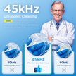 Dental Ultrasonic Retainer Cleaner Machine: 45kHz Dental Cleaning Pod with Digital Timer & 200ML, Cleaning for Dentures, Mouth Guards, Aligners, Night Guards, Braces, Toothbrush Heads & Jewelry 🍁 All In One Marketplace Canada