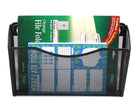 EASEPRES 3 Pack Mesh Wall Mounted File Holder Organizer Metal Hanging Vertical Paper Mails Rack Storage Wire Single Document Filling Holder Pocket for Office and Home, Black 🍁 All In One Marketplace Canada