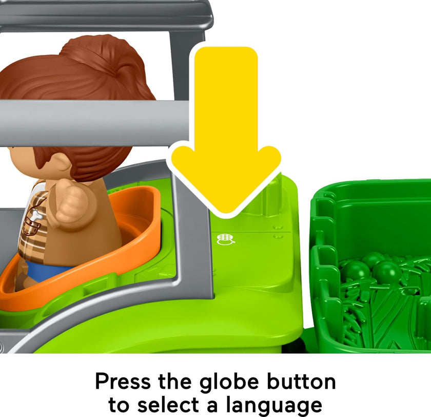 Fisher-Price Little People Push & Play Tractor, Multilanguage 🍁 All In One Marketplace Canada