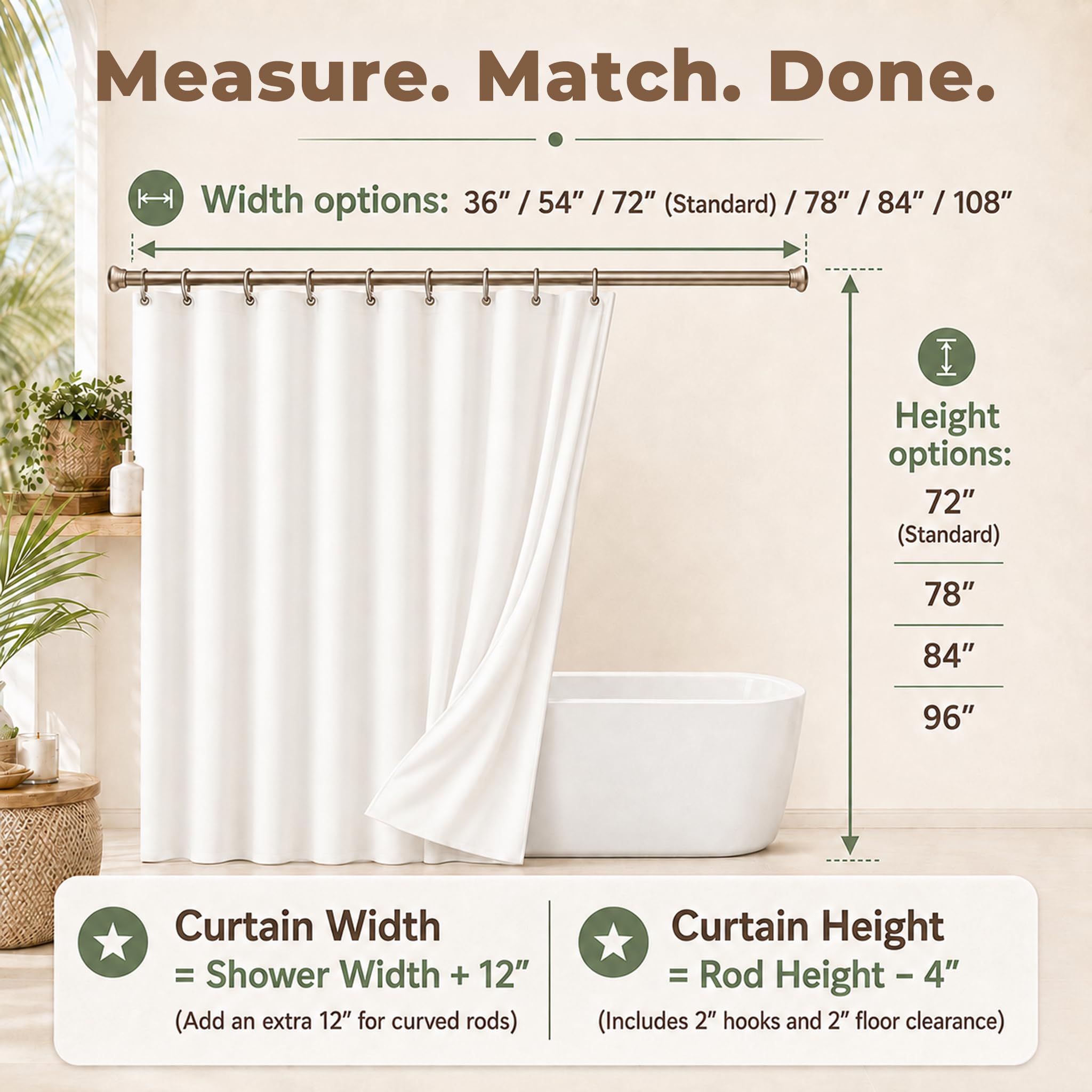 White Boho Fabric Shower Curtain 72 x 72 Inches, Modern Shabby Chic Textured Tufted Chevron Striped Minimalist Cloth Bathroom Shower Curtain 🍁 All In One Marketplace Canada