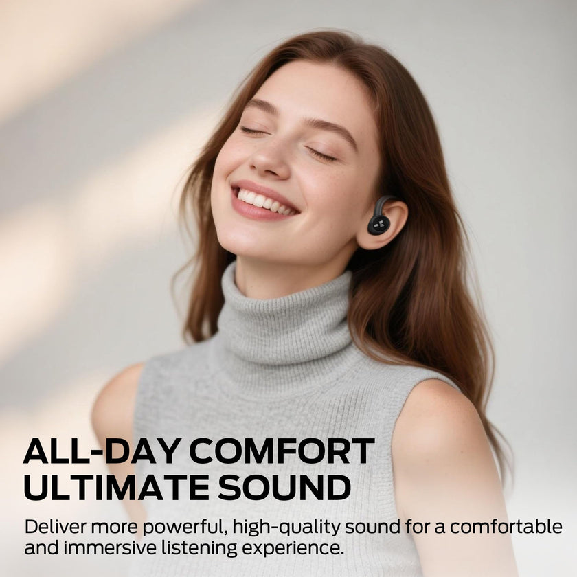Monster N-Lite 216 Wireless Earbuds 48hrs Bluetooth 6.0 Headphone, Bluetooth Earbuds Stereo Deep Bass Over Ear Bud with Earhooks,ENC Noise Cancelling Mic, IPX6 Waterproof Earphone for Workout/Running 🍁 All In One Marketplace Canada