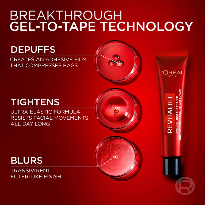 L'Oréal Paris Revitalift Triple Power LZR Instant Eraser Eye Cream, Under Eye Cream for Puffiness and Wrinkles, Anti Aging, Needle-Free Procedure Alternative, 15 mL 🍁 All In One Marketplace Canada