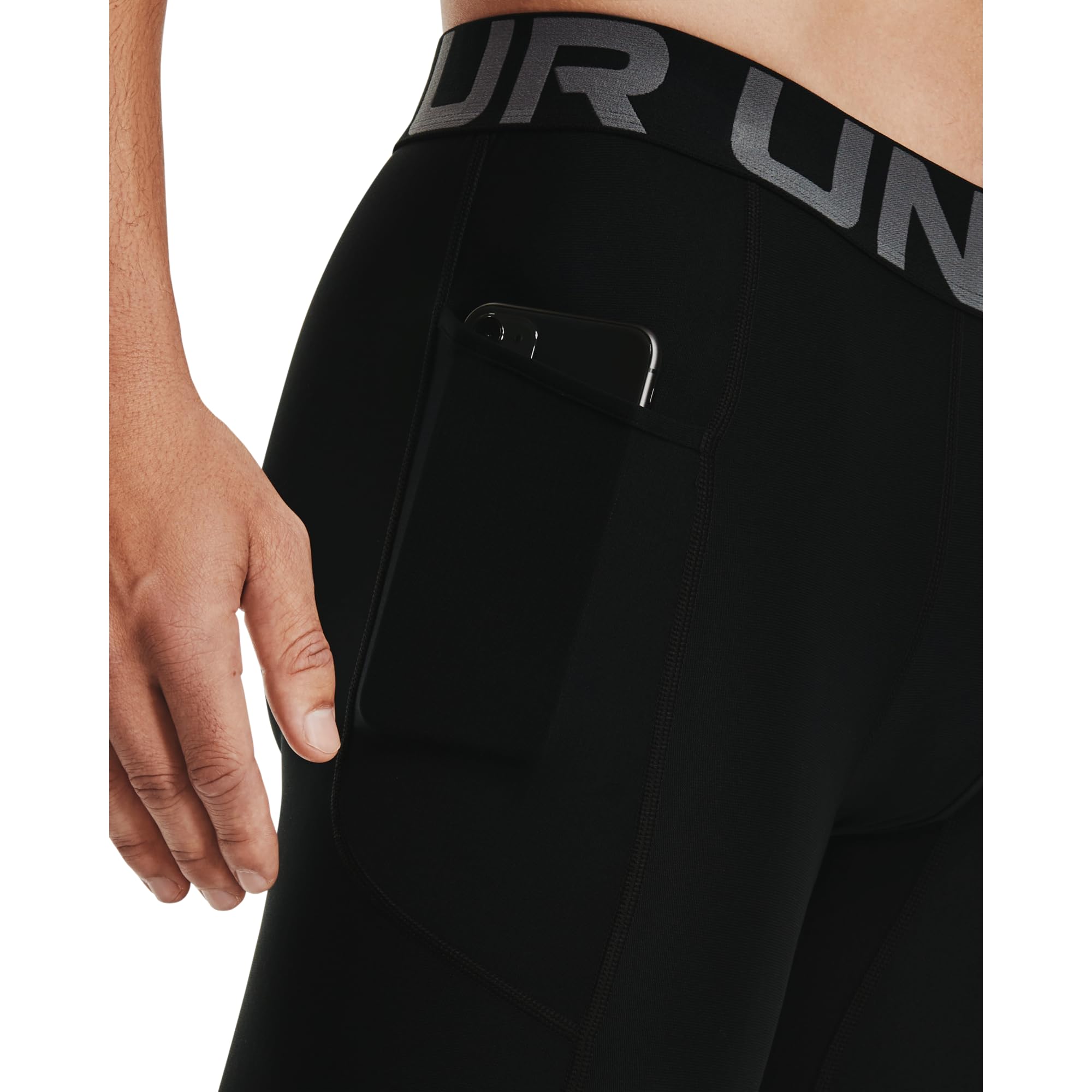 Under Armour Men's Armour HeatGear Compression Shorts , Black (001)/Pitch Gray, Medium 🍁 All In One Marketplace Canada