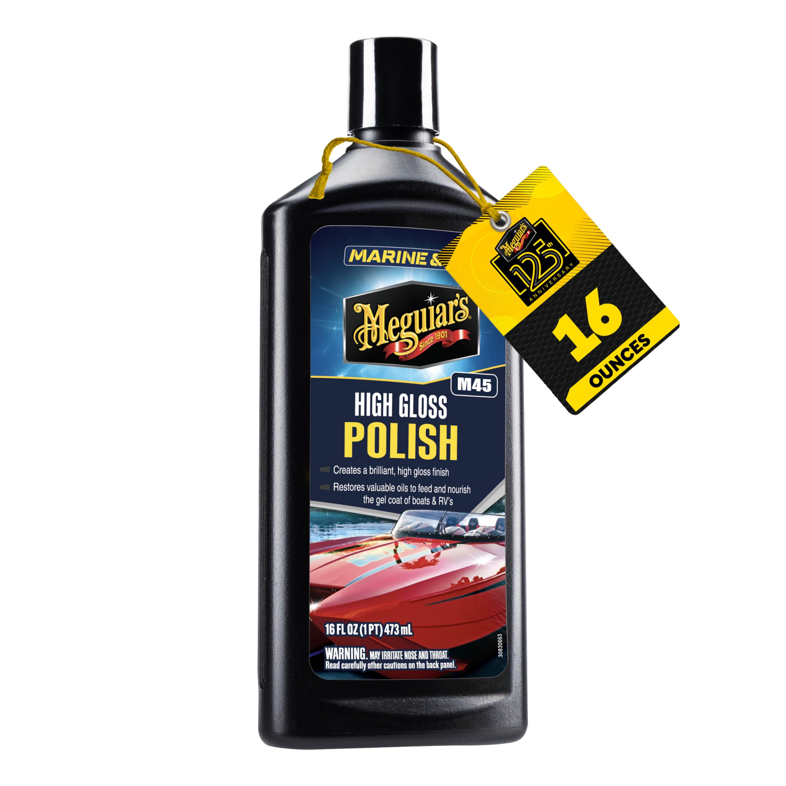 Meguiar's M4516 Marine/RV Polish & Gloss Enhancer -16 Oz Bottle 🍁 All In One Marketplace Canada