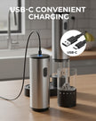 Salt and Pepper Grinder Set, Automatic Salt and Pepper Grinder, USB-C Rechargeable with 5 Adjustable Coarseness, One Hand Operation 🍁 All In One Marketplace Canada