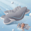 Sleep Apnea Pillow with Neck Pain & Snoring Relief -Orthopedic Cervical Pillow, Ergonomic Contour Memory Foam Pillow for Side,Back,Stomach Sleepers,Dreamers (Gray, Queen Size) 🍁 All In One Marketplace Canada