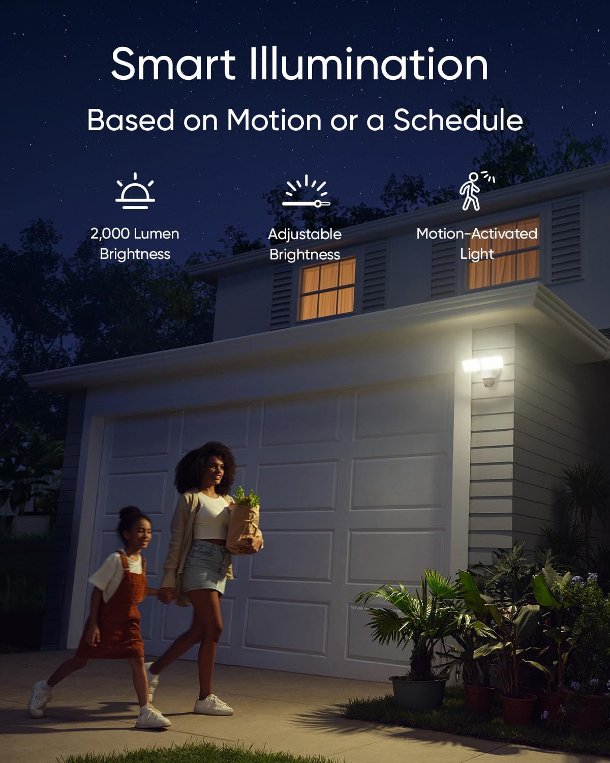 eufy Security Floodlight Camera E340 Wired, 360° Pan and Tilt, 24/7 Recording, Dual-Band Wi-Fi, 2,000 Lumens, Motion-Activated, Dual Camera, HomeBase 3 Compatible, Local Storage, No Monthly Fee 🍁 All In One Marketplace Canada