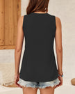 WNEEDU Womens Summer Tank Tops Sleeveless Crewneck Loose Fit Basic Cami 2026 New Casual Shirt Black L 🍁 All In One Marketplace Canada