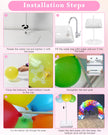 YALLOVE 21ft Balloon Arch Stand Kit, Free Combination in Width and Height (e.g. 10ft x 7.5ft), Convenient to Assemble and Disassemble 🍁 All In One Marketplace Canada