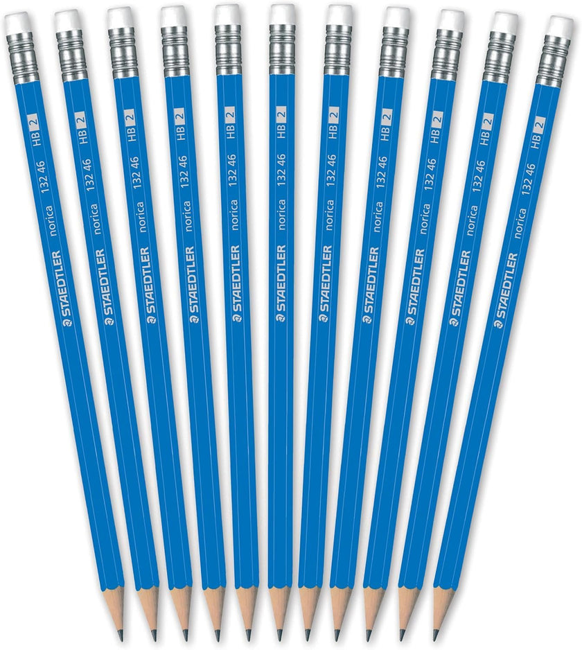 STAEDTLER Norica 2 Pencils Class Pack: 144 Sharpened Pencils + 12 Erasers 🍁 All In One Marketplace Canada